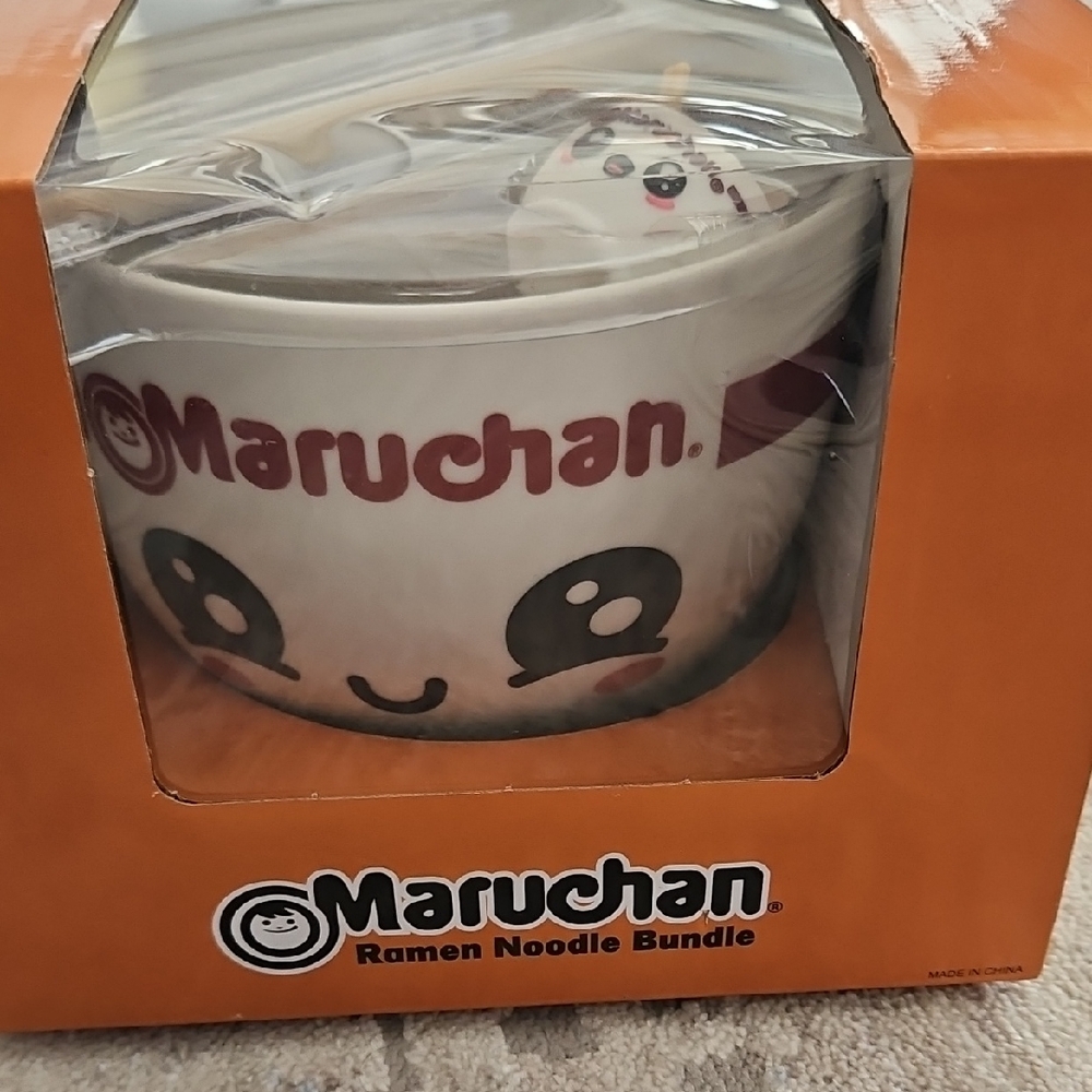 White Ramen Noodle Bowl